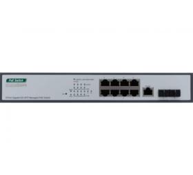 Switch 8 ports gigabit PoE+ 140W et 2 SFP manageable
