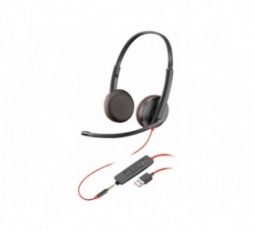 Micro casque USB-A + Jack Blackwire C3225 Plantronics