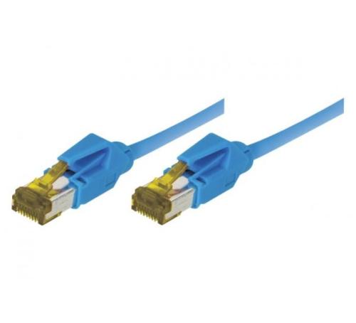 Cordon ethernet 10 gigabit Cable Draka Cat.7 bleu - 5 M