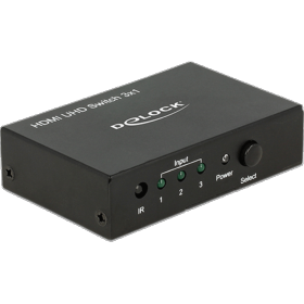 Switch HDMI 4K 3 ports avec télécommande Delock