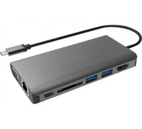 Station d'accueil USB-C 8 en 1 + chargeur 100W