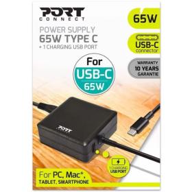 Alimentation USB-C pour ordinateurs ou tablettes 65W