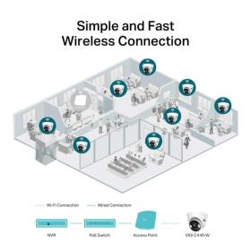 Caméra IP WIFI intérieure 4MP VIGI C440W 4 mm