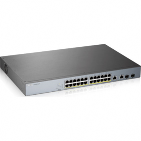 Switch 24 ports giga PoE 375W 2 SFP Zyxel GS1350-26HP