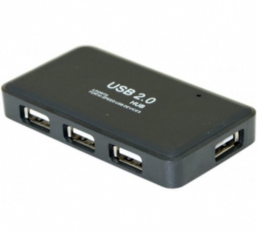 Hub USB 2.0 avec 4 ports et cordon détachable