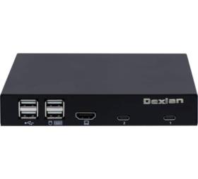 Switch KVM 2 ports USB-C vers HDMI USB-A