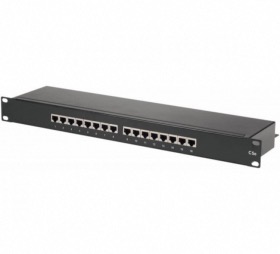 Panneau de brassage 19 CAT5E STP 16 ports