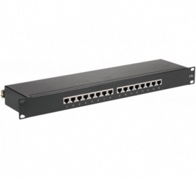 Panneau de brassage 19 CAT5E STP 16 ports