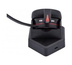 Casque Bluetooth monaural + socle USB-A