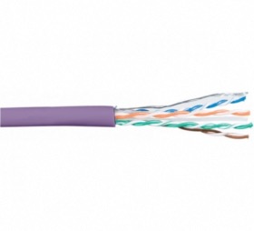 Câble RPC violet monobrin U/UTP CAT6 LSOH 100 M