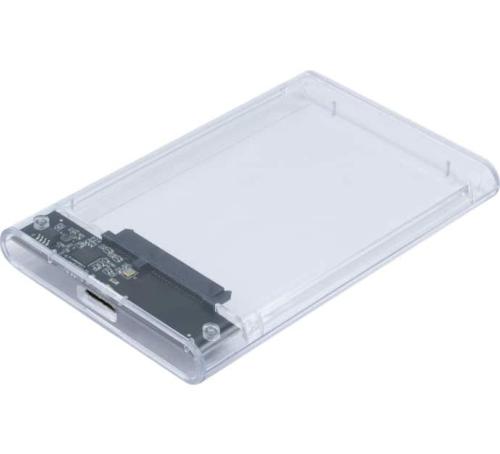Boitier externe USB 3.0 transparent pour disque dur 2,5