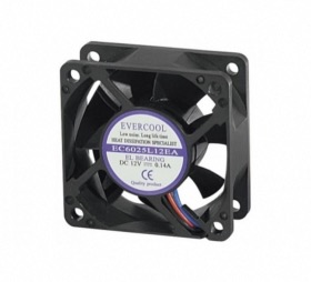 Ventilateur pour boitier longue durée 60x60x25