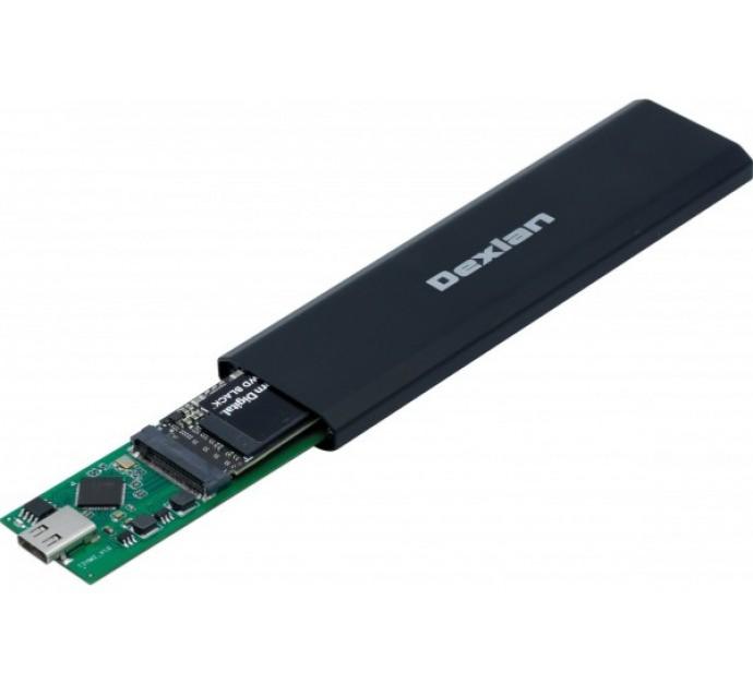 Boîtier SSD Externe M.2 NVME, FIDECO PCIe USB 3.1, 10Gbps Gen2 Boîtier  Externe de Adaptateur, Boîtier pour Disque Dur for M.2-Key