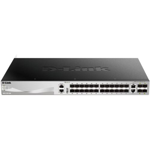 Switch D-LINK xStack 24 SFP giga 2 ports 10G 4 SFP+