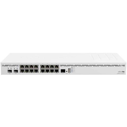 Routeur 16 ports giga 2 SFP+ Mikrotik CCR2004-16G-2S+