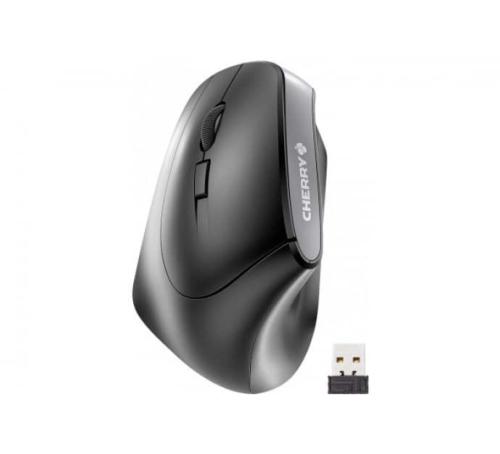 Souris noire sans fil ergonomique CHERRY MW 4500 left