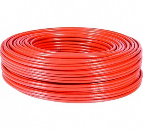 Bobine 100 m de câble rouge multibrin blindé F/UTP catégorie 6