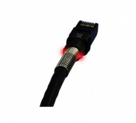 Cable PatchSee Cat. 6a U/FTP 0,9 m  reprage lumineux