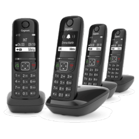 Tlphone DECT Gigaset AS690 pack de 4