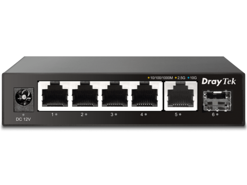 Switch 5 ports 2,5G 1 SFP+ Vigor Q60X Draytek