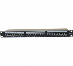 Panneau de brassage ÉCO 19 CAT5e STP 24 ports