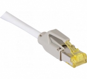 Cordon ethernet 10 gigabit Cable Draka Cat.7 gris - 1 M