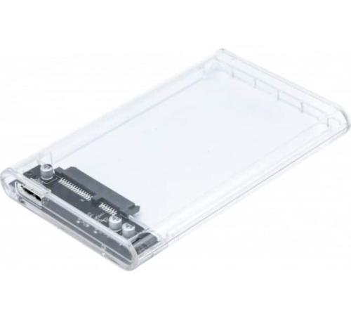 Boitier externe USB 3.1 transparent pour disques durs 2,5