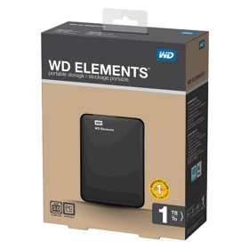 Disque dur externe WD Elements Portable USB 3.0 1To