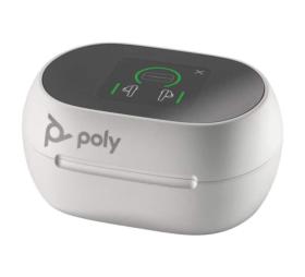 Ecouteurs sans fil Bluetooth USB-A Poly 60+ UC blancs