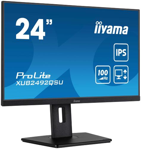 Moniteur IPS 24 pouces HDMI/DP pivot IIYAMA XUB2492QSU-B1