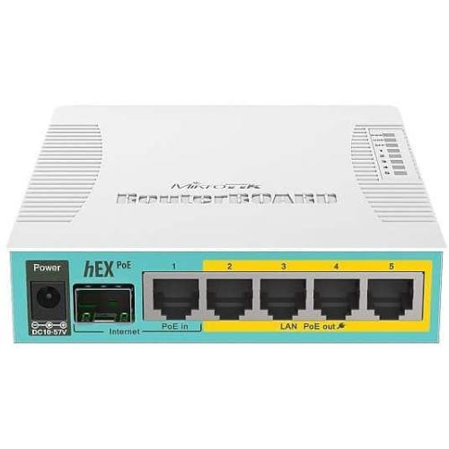 Routeur 5 ports + SFP hEX PoE Mikrotik RB960PGS