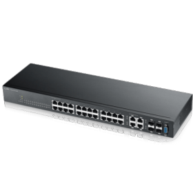 afficher l'article Switch 24 ports giga 4 SFP combo Zyxel GS2210-24