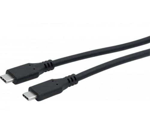 Cordon USB 3.2 Gen2 type C M/M 5 m noir