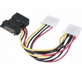 Adaptateur alimentation SATA vers 3 Molex