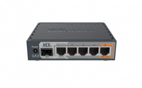 Routeur 5 ports giga 1 SFP hEX S Mikrotik RB760iGS