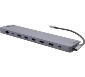Station d'accueil USB-C 11 ports double affichage HDMI
