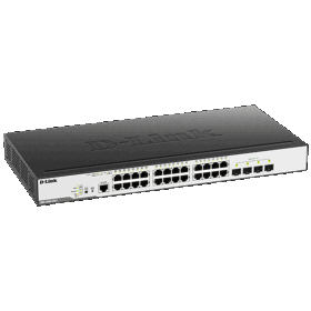 Switch 24 ports giga PoE+ 193W 4 SFP D-Link DGS-3000-28LP