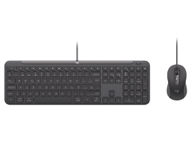 Pack clavier souris filaire Logitech MK620 graphite