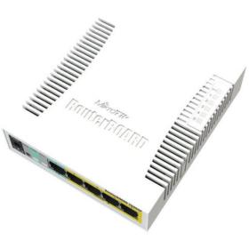 Switch 5 ports giga 4 PoE 1 SFP Mikrotik CSS106