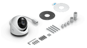 Caméra IP extérieure 8MP UniFi Protect G6 Turret blanche