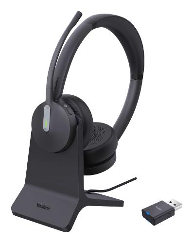 Casque stéréo DECT Bluetooth Yealink WH64 avec base 