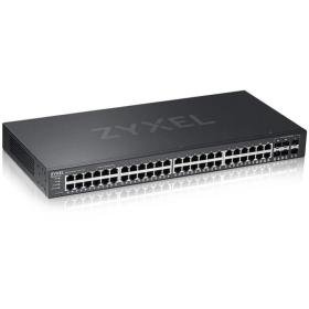 afficher l'article Switch 44 ports giga 2 SFP 4 SFP combo Zyxel GS2220-50