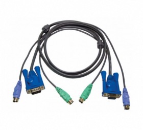 Cordon KVM VGA/PS2 1,8 mtres ATEN 2L-5002P/C