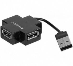 Hub USB 2.0 croix avec 4 ports
