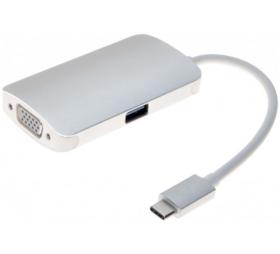 Station d'accueil USB-C vers VGA USB 3.1 + chargeur