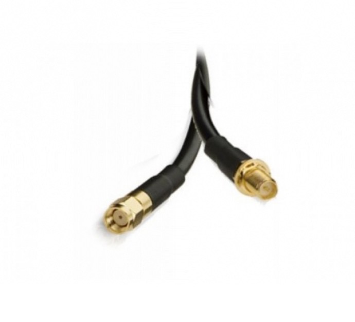 Adaptateur Antenne RP-SMA Mâle Vers N-Type Femelle - 2 Pièces - Pour WiFi, GPS, Routeur - Connexion Or