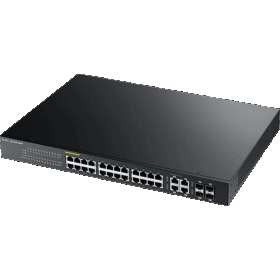 Switch 24 ports giga PoE+ 4 combo SFP Zyxel GS1920-24HPv2