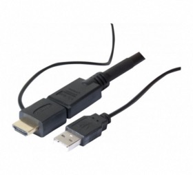 Cordon HDMI High Speed avec Ethernet + chipset 7,5 m