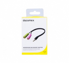Adaptateur micro et casque stéréo Jack 3,5 mm