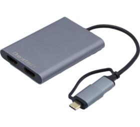 Carte graphique 2 HDMI sur prise USB A/C